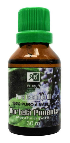 Óleo Essencial De Hortelã Pimenta 30ml - 100% Puro - Rhr