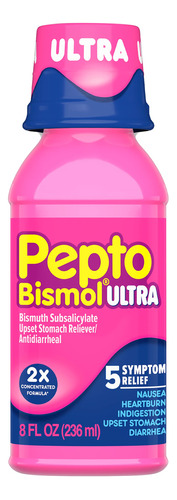 Pepto Bismol Liquid Ultra Para Nauseas, Acidez Estomacal, Di