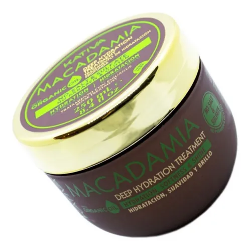 Mascara Tratamiento Macadamia Apto Curly Girl X 250ml Kativa