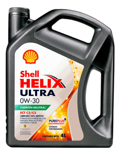 Shell Ultra Ect 0w30 Vw Amarok C/ Dpf Reemplaza Av L 5w30