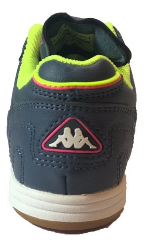 Imagen 4 de 5 de Kappa Botin Futbol Niño Kompo Ic Kids Gris-rosa-vd Ras