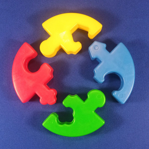 Imagen 2 de 7 de Forma Circulos 4 Pz Material Didactico