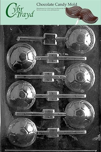 Molde - Soccer Ball Lolly Chocolate Candy Mold