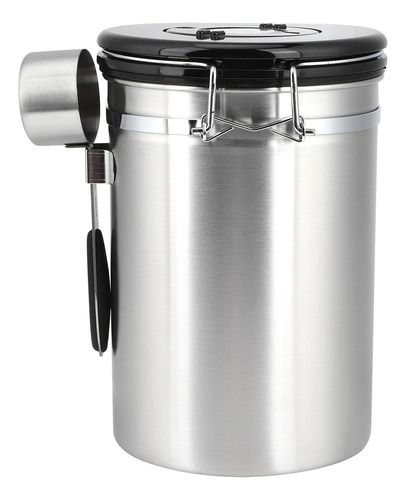 A Recipiente De Almacenamiento De Granos De Café De Acero