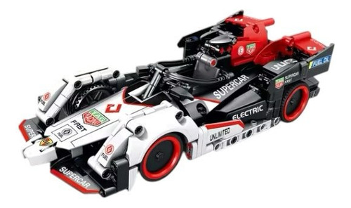 Kit De Construcción Auto Deportivo De Carrera F1 Blanco