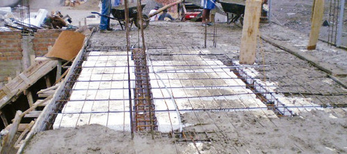 Imagen 3 de 5 de Ladrillos Techo Caseton 15x30x120cm Tecnopor Puesto En Obra