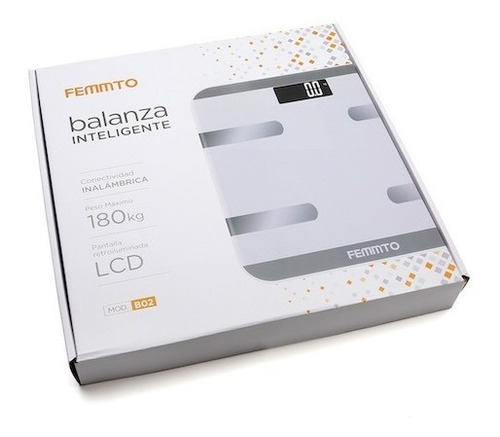 Balanza Digital Personal Baño Bluetooth Femmto 180kg Nueva