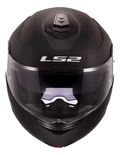 Casco Abatible Ls2 Ff908 Strobe Ii Solid Negro Matte Talla Xl