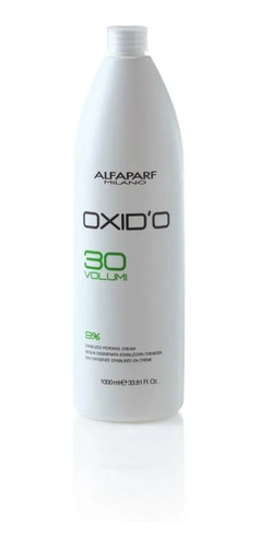 Oxidante Alfaparf - Água Oxigenada 30 Vol 1 Litro Full