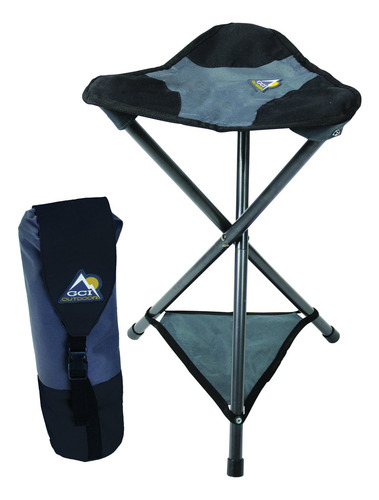 Taburete Plegable Portátil Gci Outdoor Packseat Acabado De La Estructura Midnight