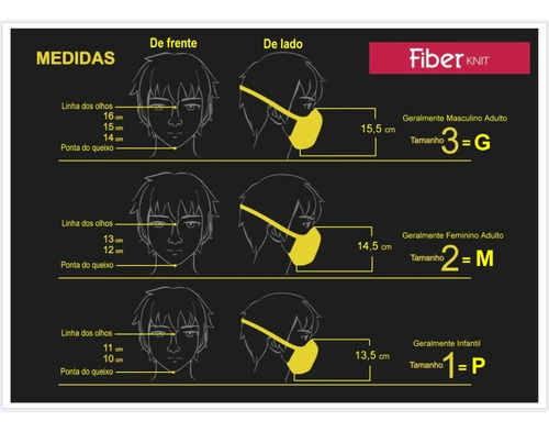 Imagem 2 de 4 de Máscara De Proteção Fiber Knit 3d Com 1 Refil