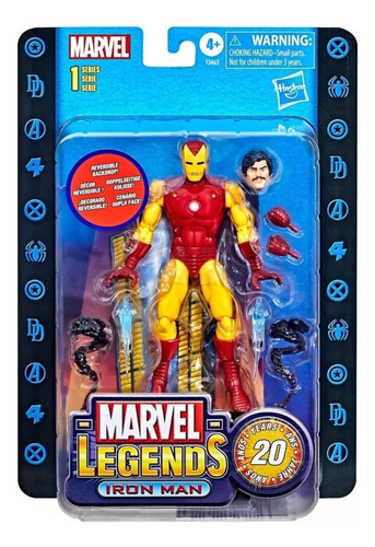 Marvel Legends Ironman Retro 20 Aniversario Marvel Legends