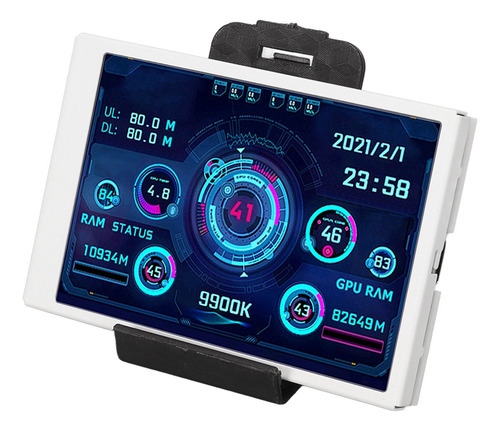 Mini Monitor De Computadora De 3.5 Pulgadas Con Temperatura
