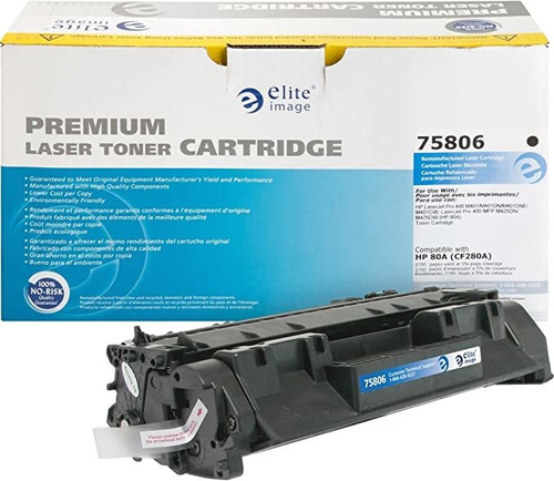 Elite Image  Reman Cartucho De Tóner De Repuesto Para Hp 8.