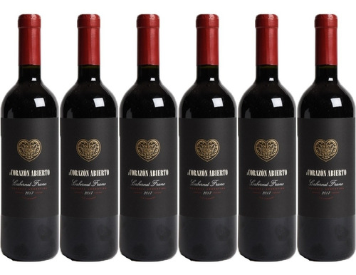 Vino A Corazon Abierto Cabernet Franc X750cc Caja X6