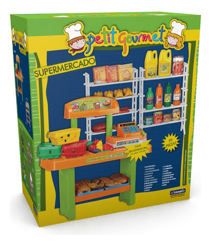 Supermercado Registradora 59 Pz  Petit Gourmet Ploppy 199202