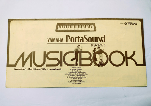 Manual Y Partitura De Órgano Yamaha Ps3 Años 80
