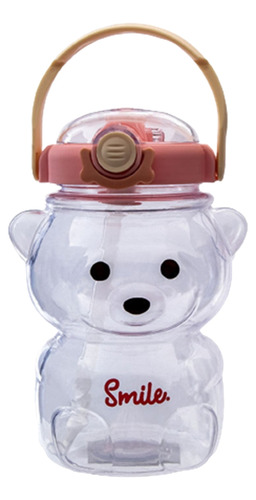 Botella Para Niños, Vaso Con Pajita, Taza, Bear Cute Su