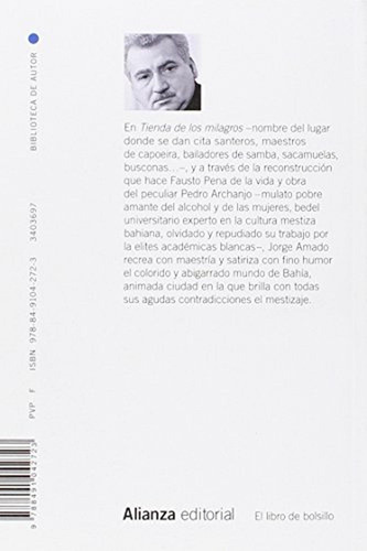 Tienda De Los Milagros (el Libro De Bolsillo - Bibliotecas De Autor - Biblioteca Amado), De Amado, Jorge., Vol. 1. Editorial Alianza Editorial, Tapa Pasta Blanda, Edición En Español, 2016
