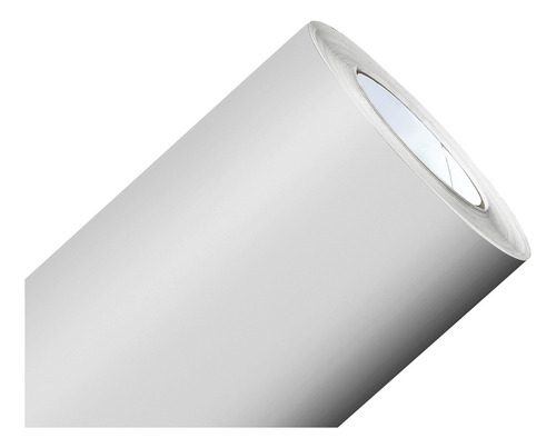 Papel Adesivo Envelopa Geladeira Fogão / Rolo De 2m X 1m Cor Branco Fosco