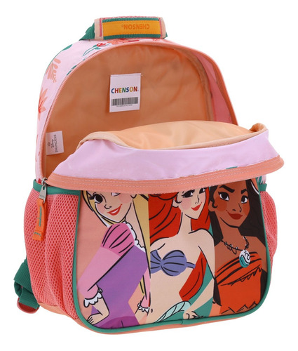 Mochila Chenson Princesas Triunv Pr70688-o Escolar Niñas Multicolor