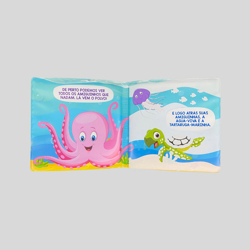 Livro De Banho Amiguinhos Marinhos On Line Editora