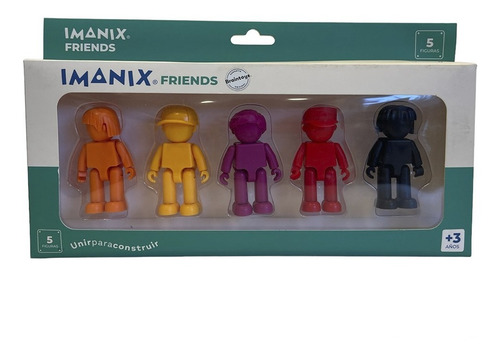 Personajes Magnéticos Braintoys Imanix Friends Cool 5 Pcs