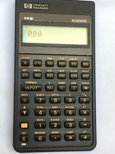 Calculadora Financiera Hp 14 B Impecable Coleccionistas*