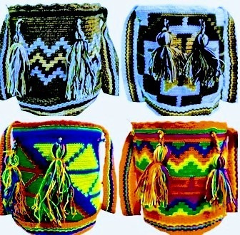 Mochilas Originales Tejido Wayúu (grande)
