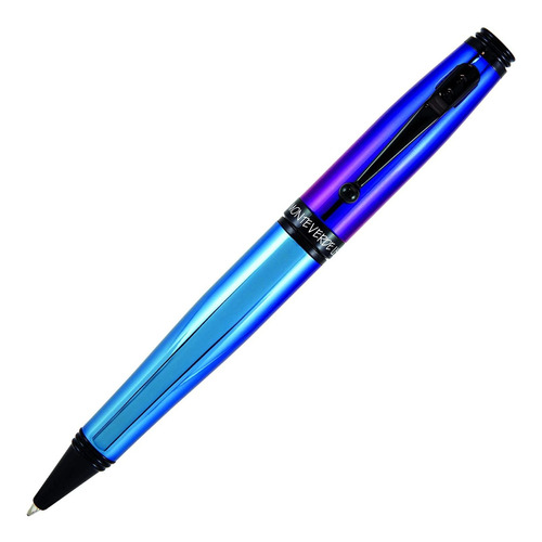 Boligrafo Resina Azul Violeta Tinta Negra Monteverde