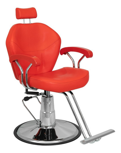 Imagen 1 de 9 de Sillon De Barbero Hidraulico Reclinable Salon Peluqueria