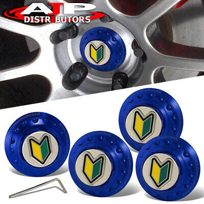 (4 Pieces) Universal 2.5 Racing Sport Wheel Hub Center Yyo