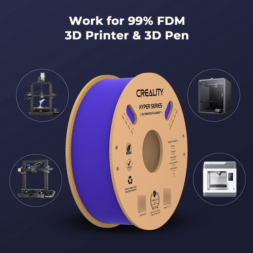 Filamento Creality Pla 0.069 Pulgadas Para K1 Max 2.2 Lbs Mm