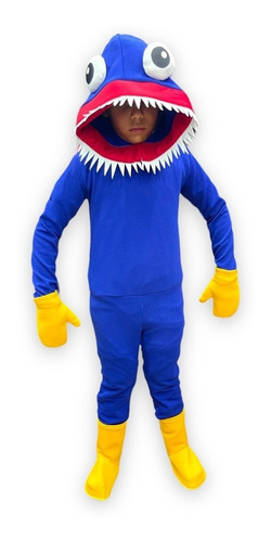 Imagen 2 de 5 de Disfraz De Huggy Wuggy Para Niños - Poppy Playtime
