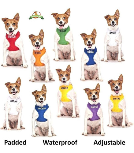 Abrigo Para Perro Sordo, Color Blanco, Cálido, S-m M-l L-xl,