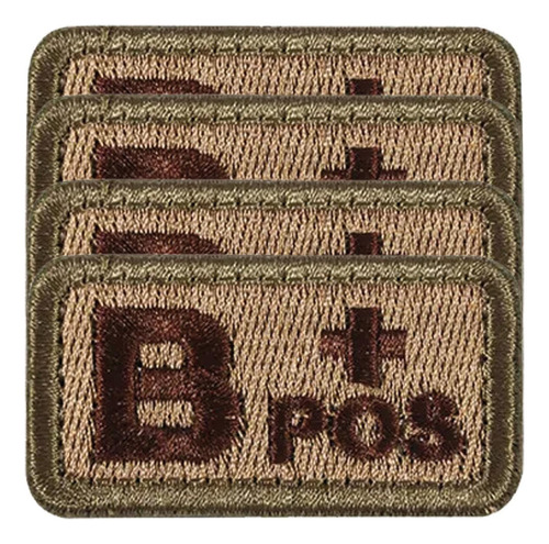 Parches Bordados Resistentes, Mxiyi-004, 4parches, Militar B Diseño De La Tela Bordada