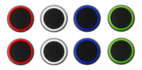 4 Pares Grip Coloridos Silicone Ps4 Ps3 Xbox 360 E Xbox One