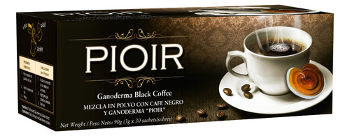 Pioir Ganoderma Black  Regula Colesterol & Glucosa 30sachets