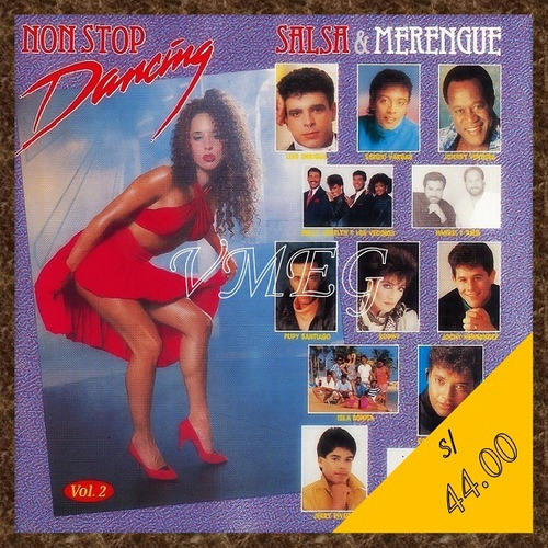 Vmeg Cd 1989 Non Stop Dancing  - Salsa & Merengue Vol 2