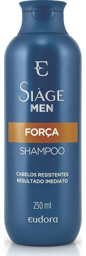Shampoo Siàge Men Força 250ml Eudora / Resultado Imediato