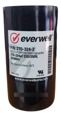 Capacitor 270-324-2 220v De Arranque Marca Everwell 270 _