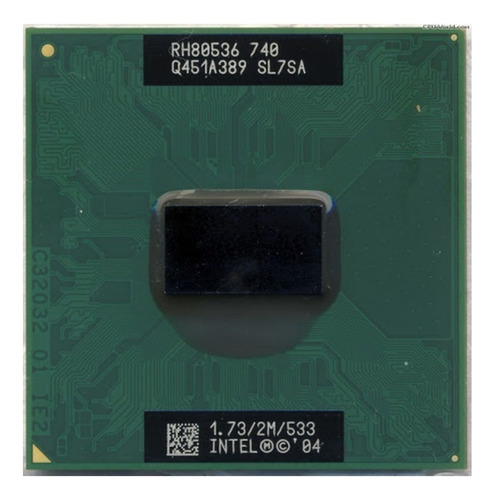 Processador Notebook Intel Pentium M 740 1.73ghz - Ppga478 (Usado)