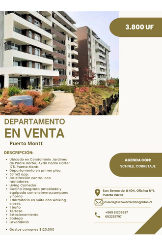 Departamento Ubicado En Condominio Jardines De Padre Harter
