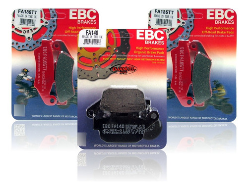 Pastillas De Freno Ebc Juego Completo Honda Xl 700 Transalp