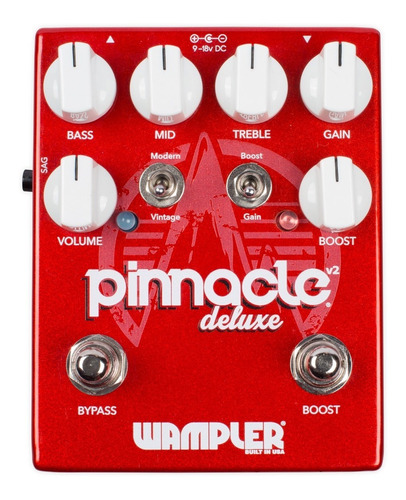 Pedal Wampler Pinnacle Deluxe V2 C/ Nfe & Garantia 