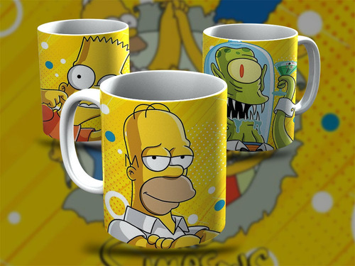 Plantillas Para Sublimar Tazas - Simpsonss Ii