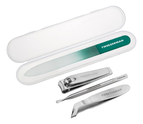 Tweezerman Set De Cuidado De Unas Emerald Shimmer