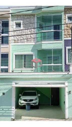 Imagem 1 de 19 de Sobrado À Venda, 3 Quartos, 1 Suíte, 4 Vagas, Camilópolis - Santo André/sp - 76043