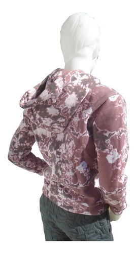 Campera Dgv Con Capucha Estampada Camuflado