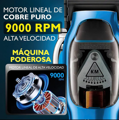 Rasuradora Kemei Motor Magnetico De Alta Velocidad Km-1763
